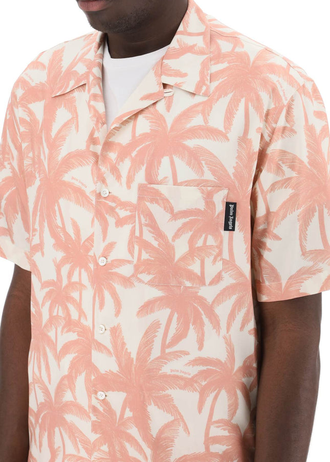 Palm Angels bowling shirt with palms motif