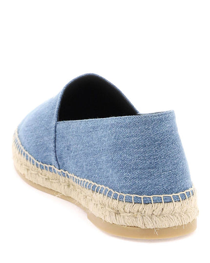 Palm Angels denim espadrilles with embroidered logo