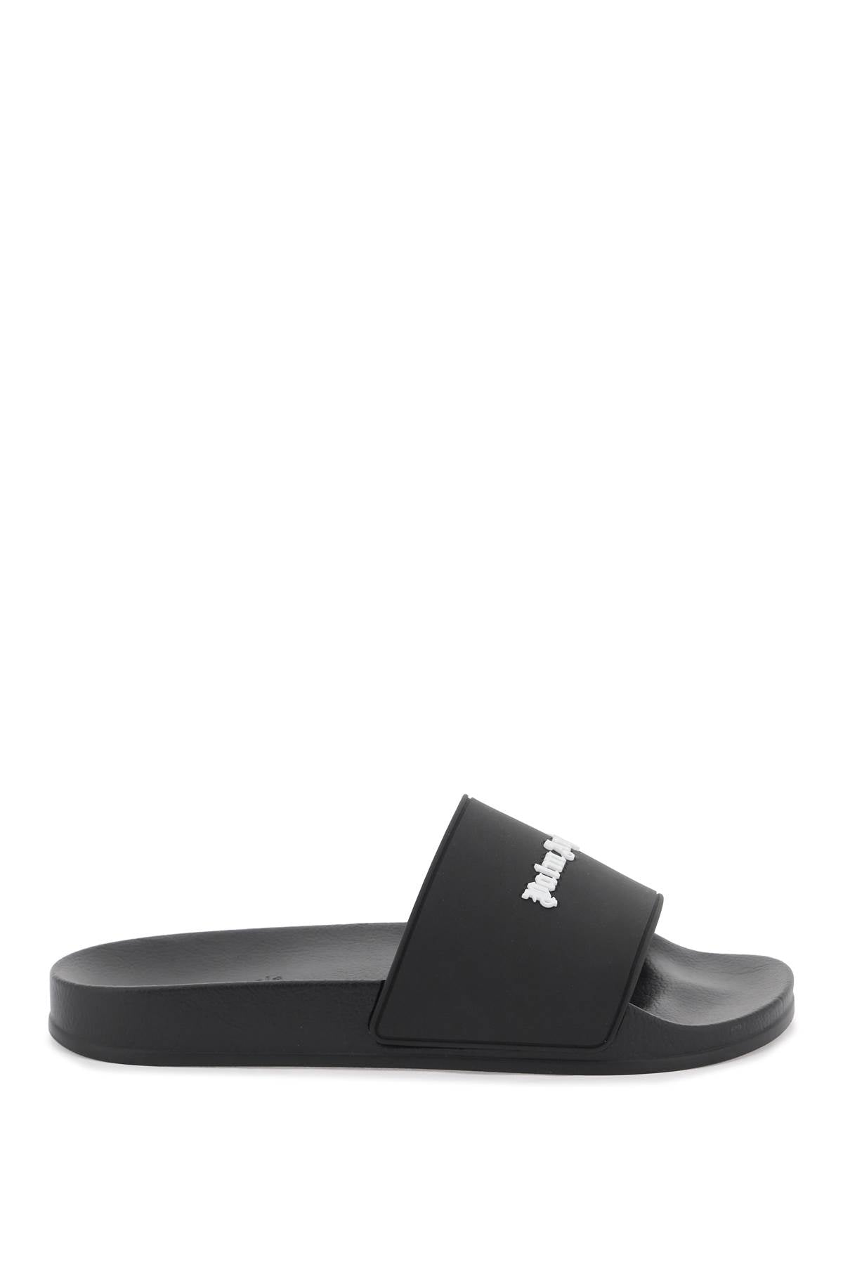 Palm Angels Slides In Gomma Monogram Urbanheer