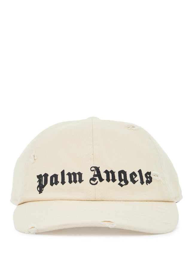 Palm Angels distressed baseball cap with logo