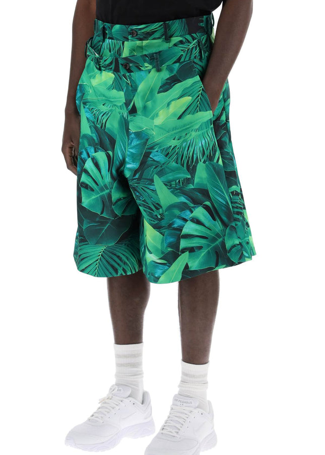 Comme Des Garcons Homme Plus "jungle bermuda with double front layer