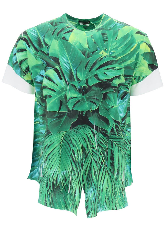 Comme Des Garcons Homme Plus jungle print t-shirt with