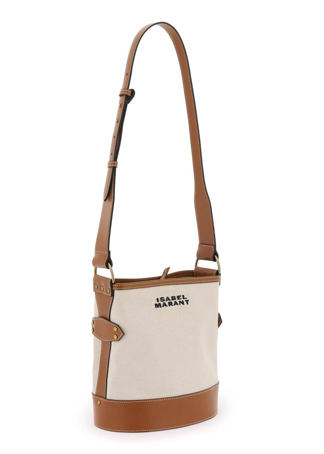 Isabel Marant samara cotton canvas shoulder bag