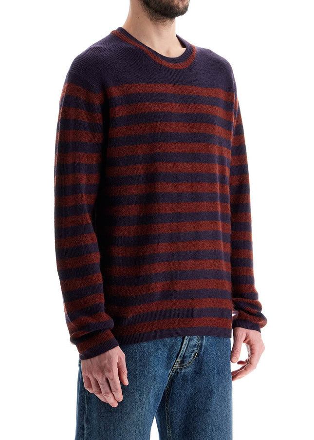 PS Paul Smith striped wool and mohair blend pullover