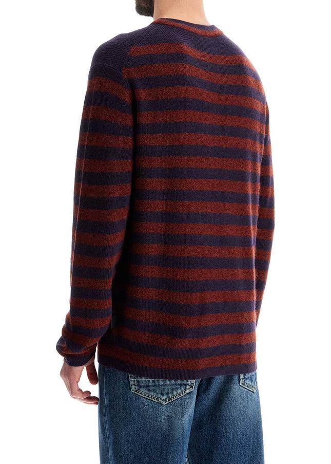 PS Paul Smith striped wool and mohair blend pullover