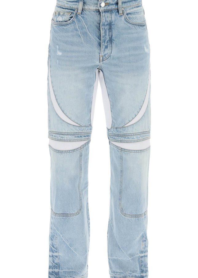 Amiri mx-3 jeans with mesh inserts