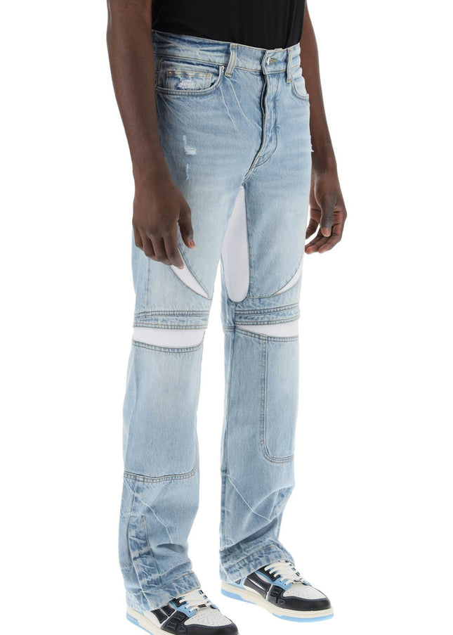 Amiri mx-3 jeans with mesh inserts