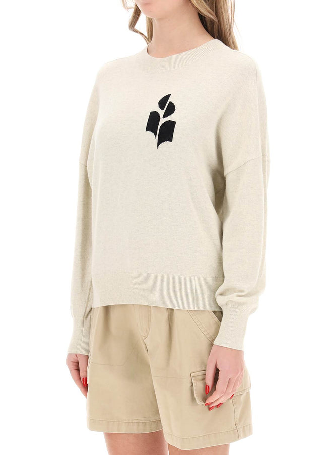 Neutro Isabel Marant Etoile Marisans Sweater With Logo Intarsia-Marant ETOILE-Urbanheer