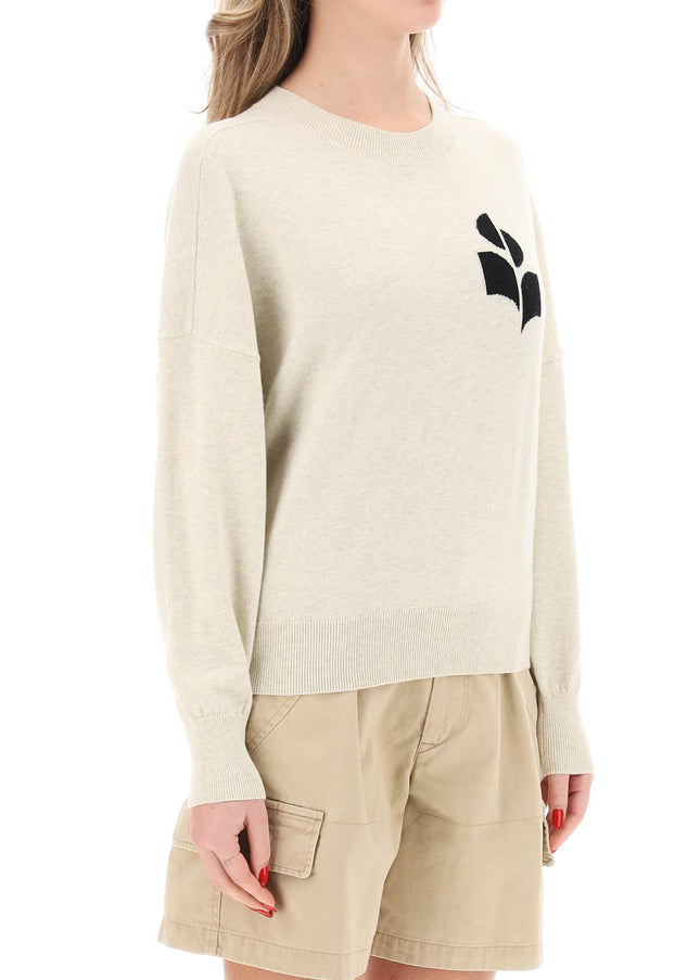 Neutro Isabel Marant Etoile Marisans Sweater With Logo Intarsia-Marant ETOILE-Urbanheer