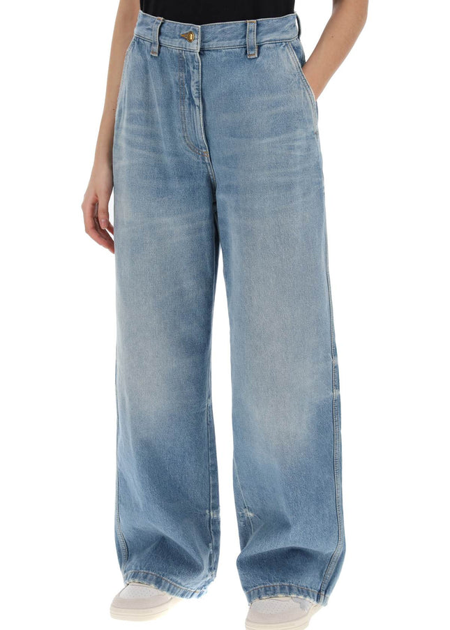 Palm Angels wide leg jeans