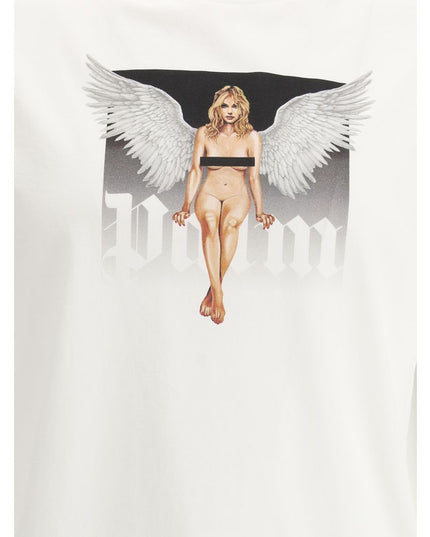 Palm Angels Crystal Pin Up T-Shirt