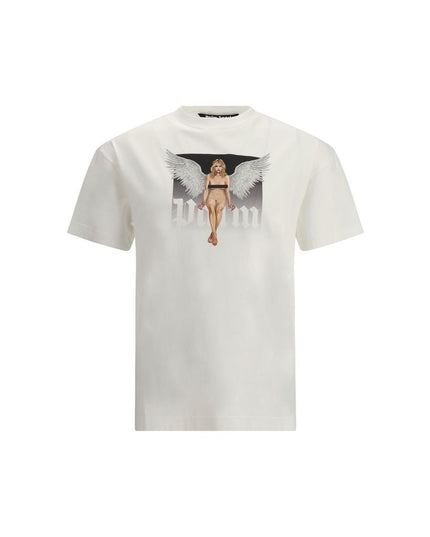 Palm Angels Crystal Pin Up T-Shirt