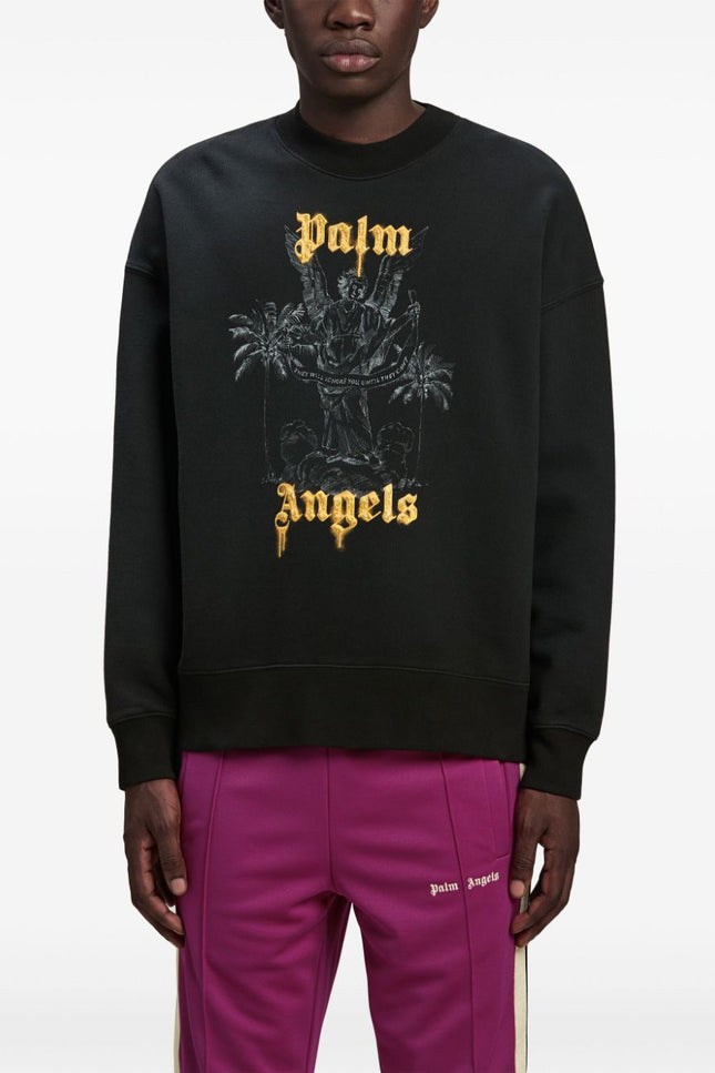 Palm Angels Sweaters Black