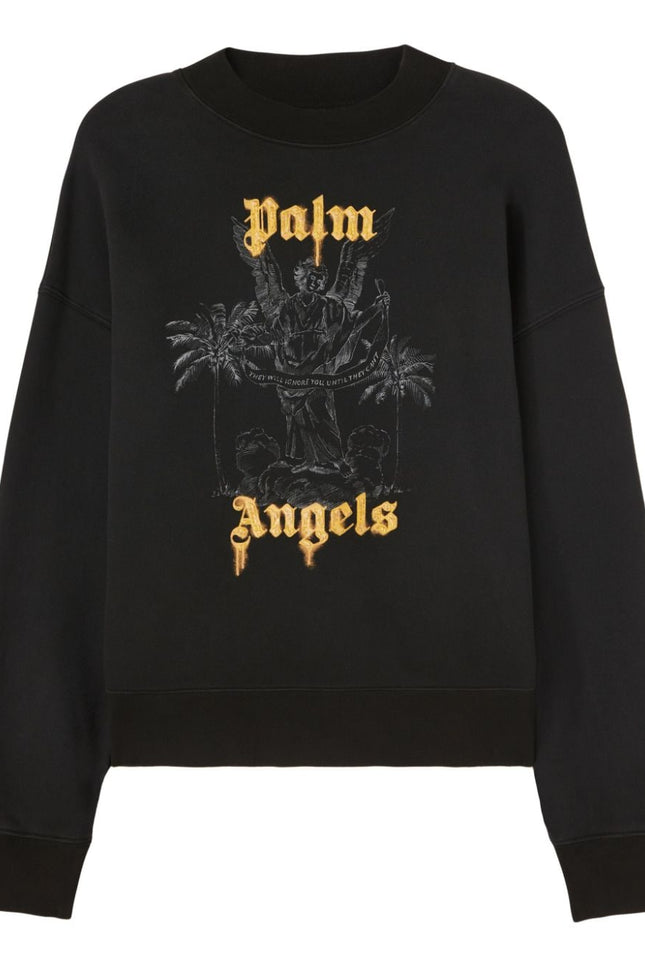 Palm Angels Sweaters Black