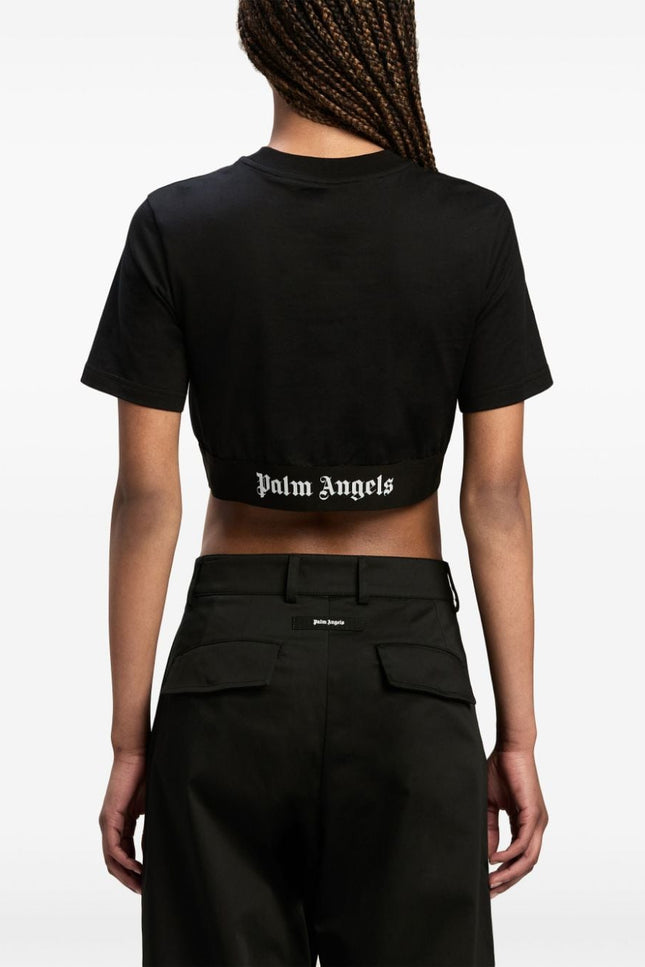 Palm Angels T-shirts and Polos Black