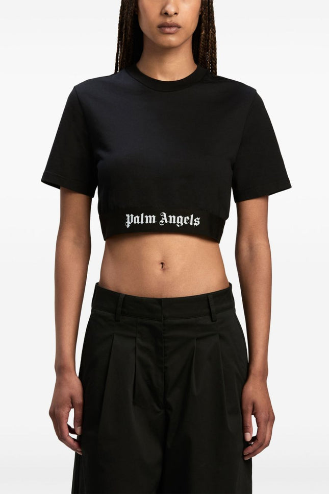 Palm Angels T-shirts and Polos Black