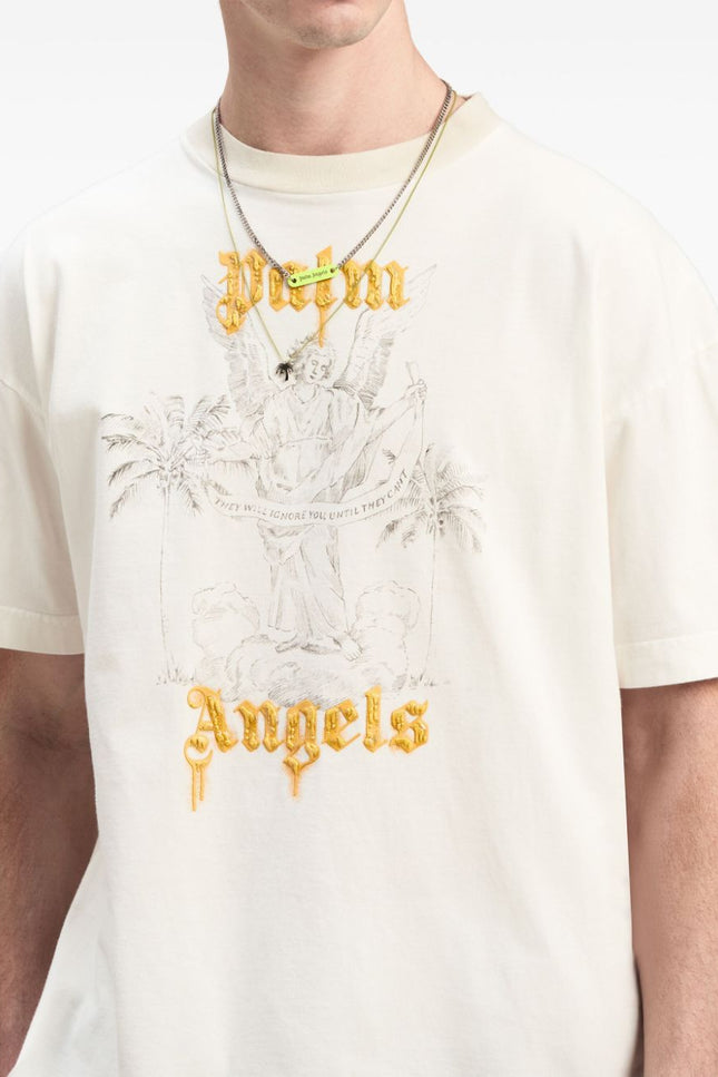 Palm Angels T-shirts and Polos White