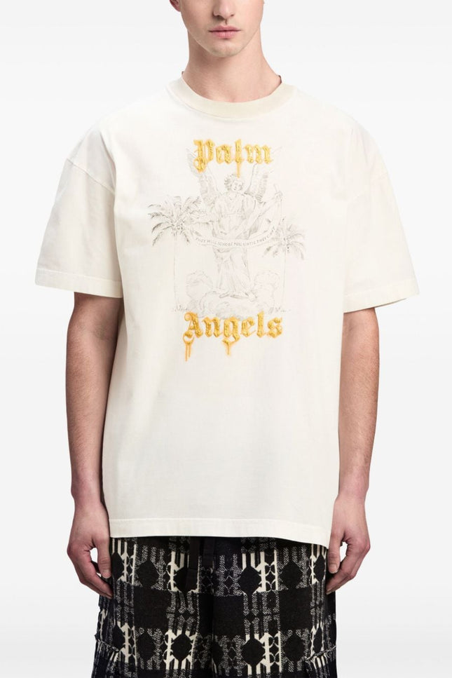 Palm Angels T-shirts and Polos White