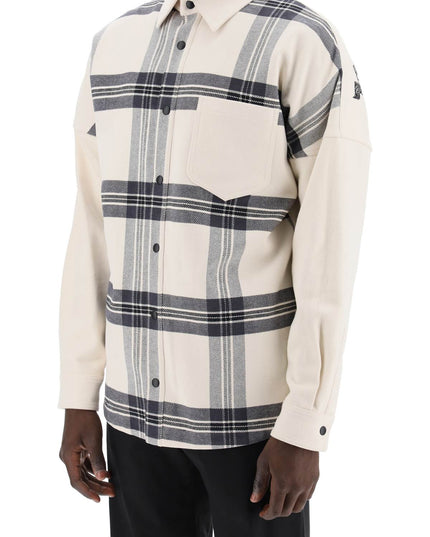 Palm Angels "plaid overshirt with embroidered logo