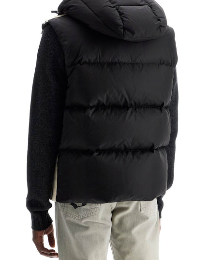 Palm Angels sleeveless down jacket with contrasting