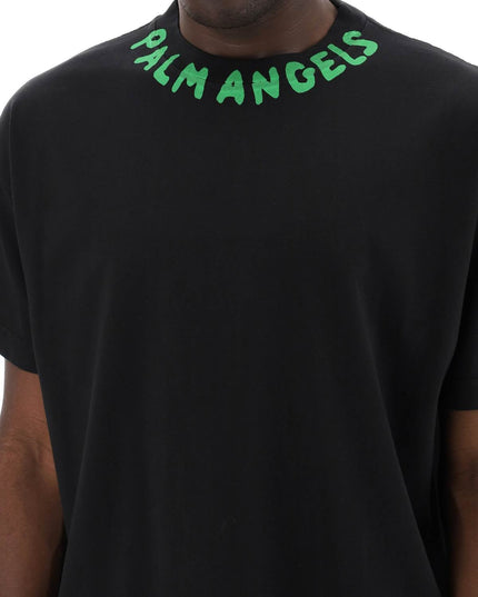 Palm angels crewneck t-shirt with logo-T-Shirt-Palm Angels-Urbanheer