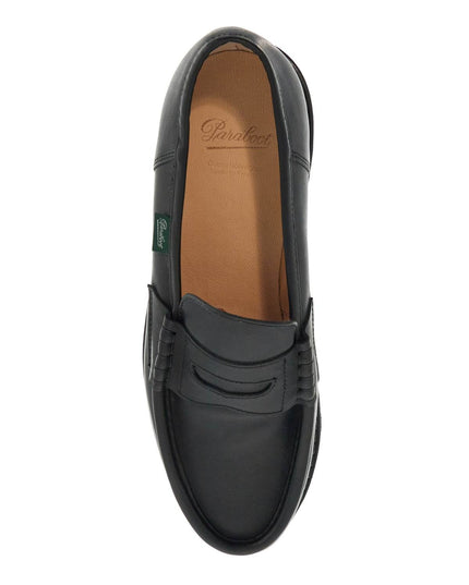 Paraboot leather reims penny loafers