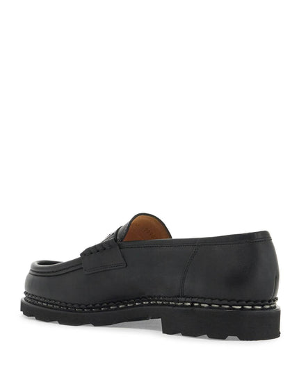 Paraboot leather reims penny loafers