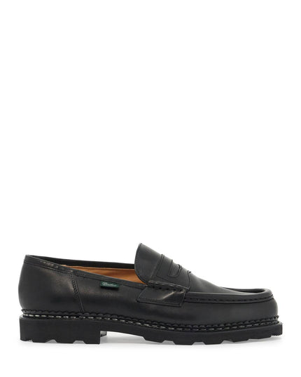 Paraboot leather reims penny loafers