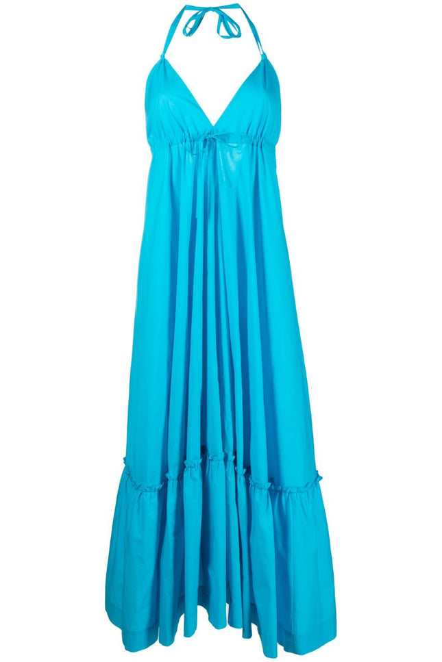 Parosh Dresses Clear Blue