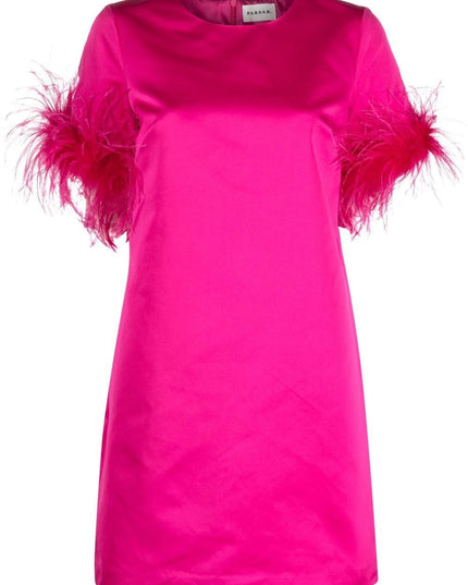 Parosh Dresses Fuchsia-women > clothing > dresses-Parosh-Urbanheer