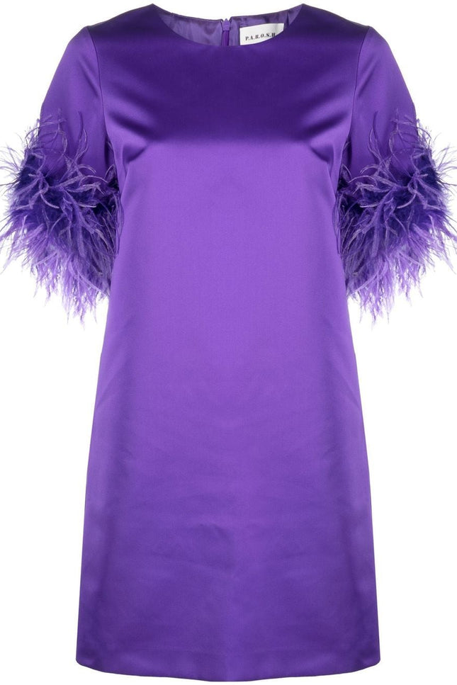 Parosh Dresses Purple