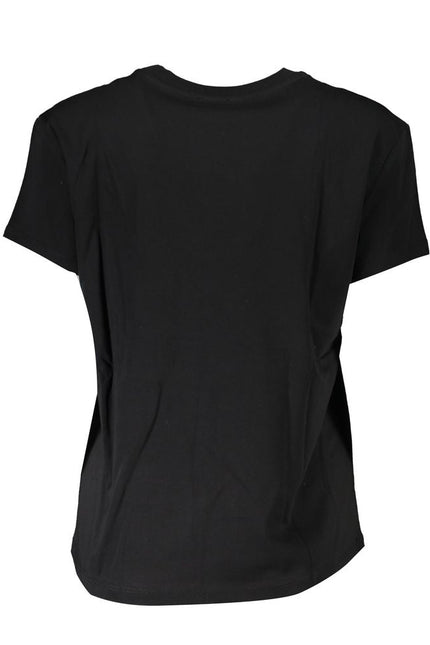 Patrizia Pepe Black Cotton Tops & T-Shirt