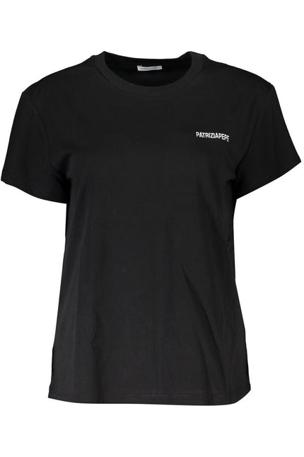 Patrizia Pepe Black Cotton Tops & T-Shirt