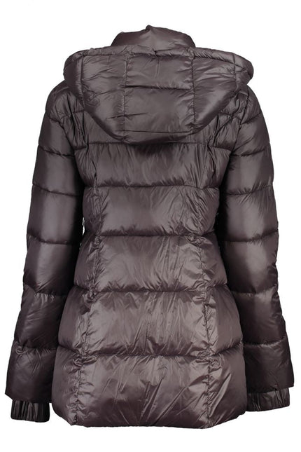 Patrizia Pepe Black Polyamide Jackets & Coat