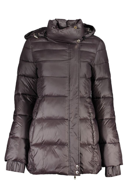 Patrizia Pepe Black Polyamide Jackets & Coat