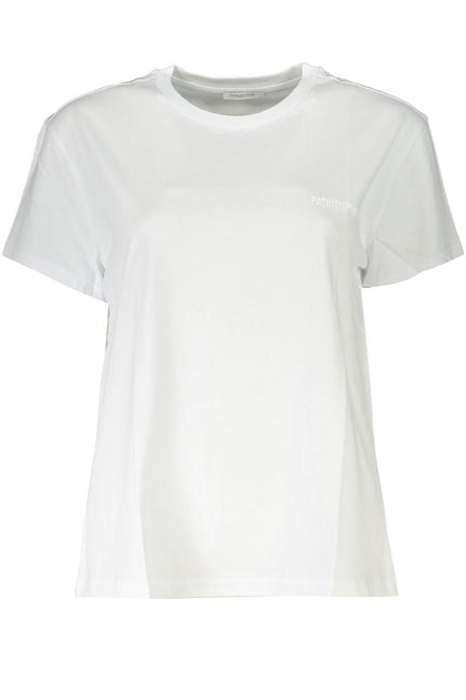 Patrizia Pepe Chic Organic Cotton Crew Neck Tee