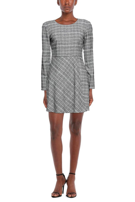 Patrizia Pepe Chic Prince of Wales Check Short Dress