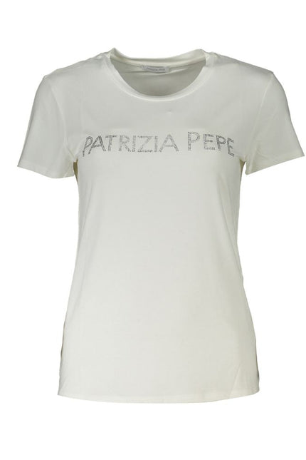 Patrizia Pepe Chic Sparkling Crew Neck Tee