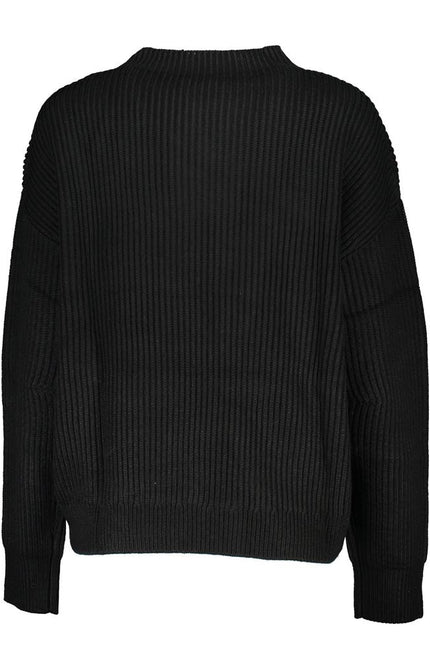 Patrizia Pepe Chic Turtleneck Sweater with Contrast Accents