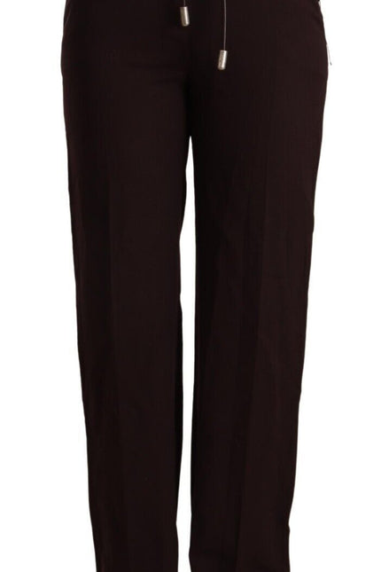 Patrizia Pepe Elegant High Waist Straight Formal Pants