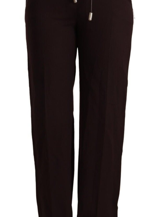 Patrizia Pepe Elegant High Waist Straight Formal Pants