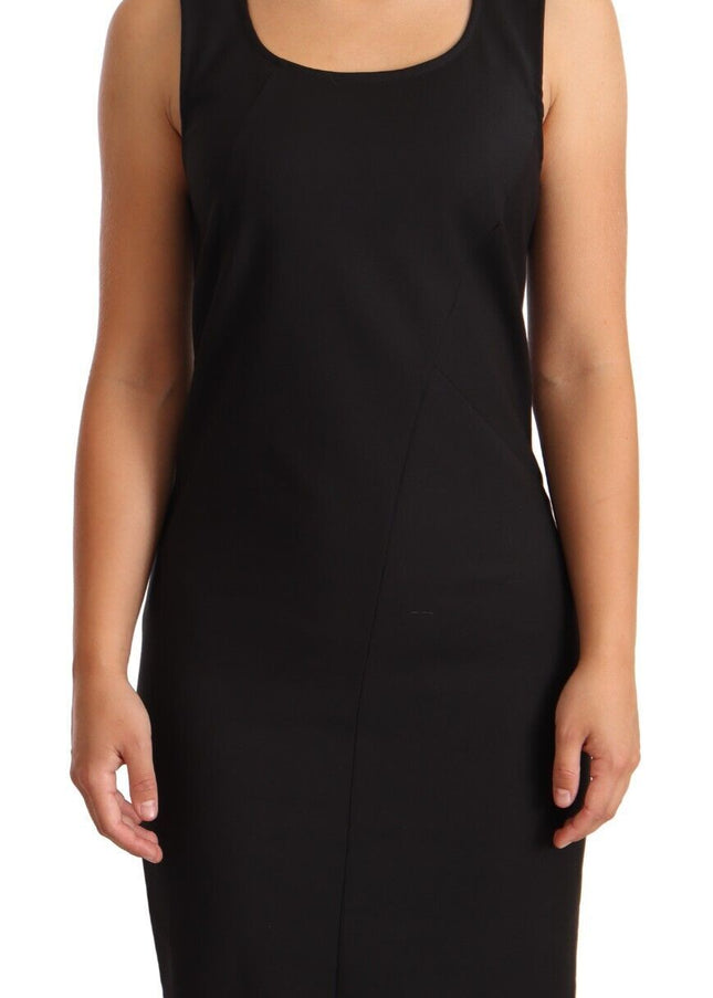 Patrizia Pepe Elegant Sleeveless Sheath Knee Dress