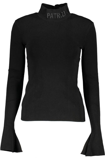 Patrizia Pepe Elegant Turtleneck Embroidered Sweater