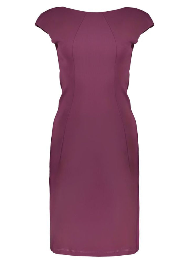 Patrizia Pepe Purple Elastane Dress