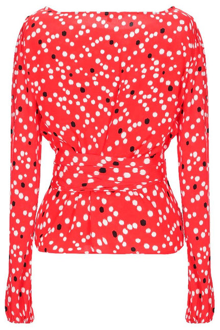 Patrizia Pepe Red Polyester Sweater