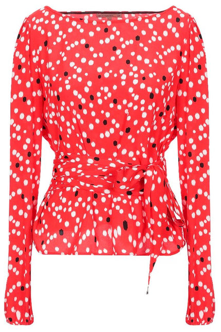 Patrizia Pepe Red Polyester Sweater