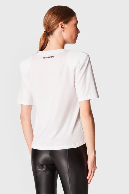 Patrizia Pepe White Cotton Tops & T-Shirt