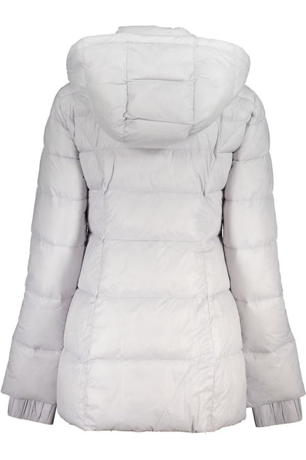 Patrizia Pepe White Polyamide Jackets & Coat