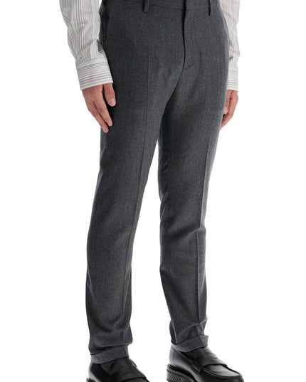 Paul Smith slim fit flannel trousers in eight