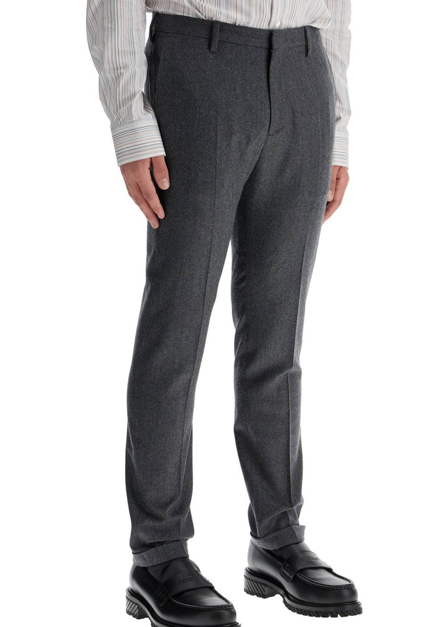 Paul Smith slim fit flannel trousers in eight